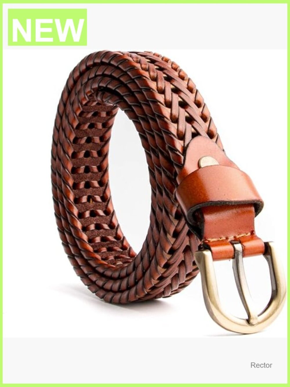 Women's Braided Leather Belt Adjustable Casual Waist Strap
